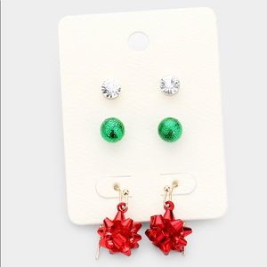 Christmas Earring 3pc Set